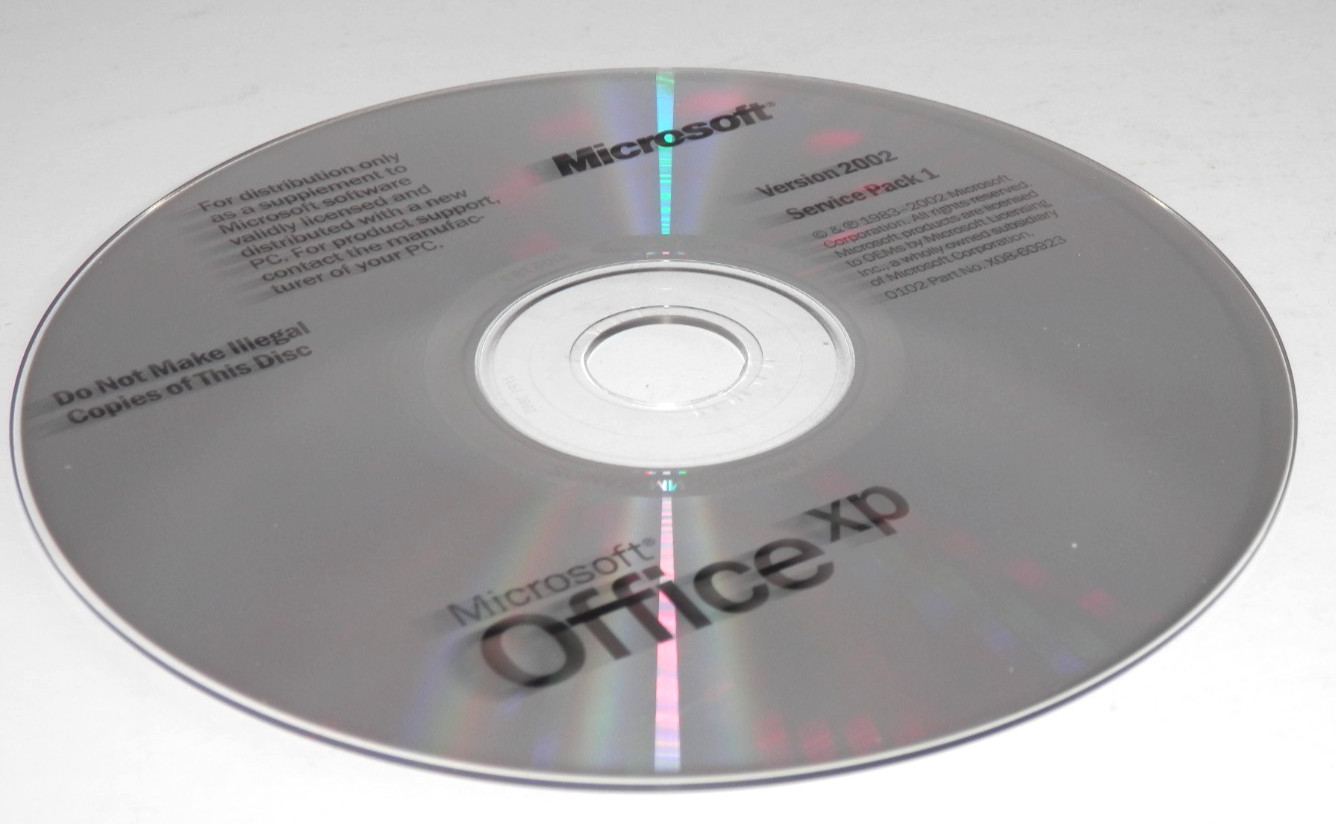 Microsoft Office XP Service Pack 1 Ver 2002 w/Product Key • Vintage Software