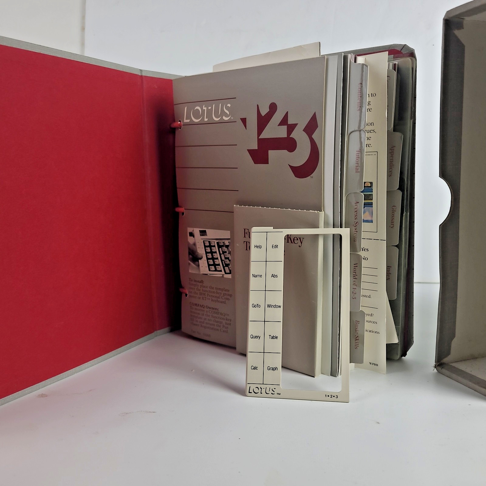 LOTUS 123 Version 1A For DOS Vintage Software With 5.25″ Floppy Disks Complete