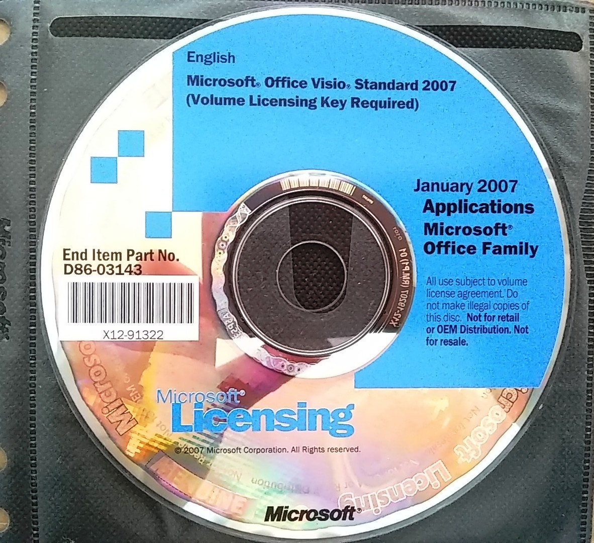 Microsoft Office Visio Standard 2007 w/ 5 Keys & Licenses for 5 PCs