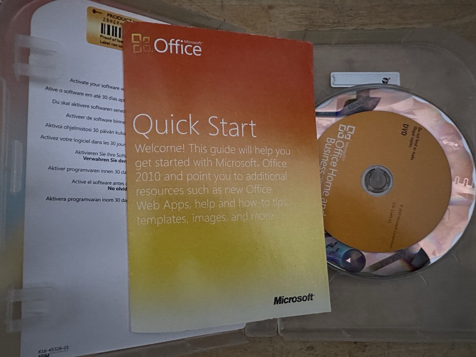 Microsoft Office 2010 Home and Business Licensed For 2 PCs Full Retail Box