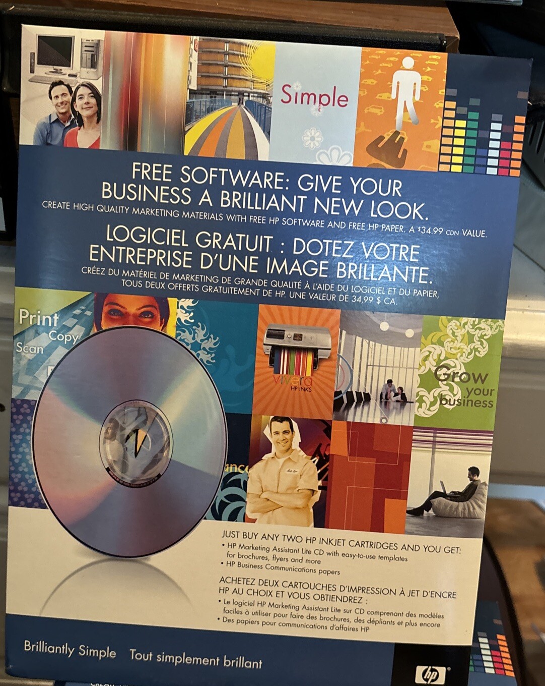 HP Marketing Assistant Lite CD, HP Business Communication Papers – NWT