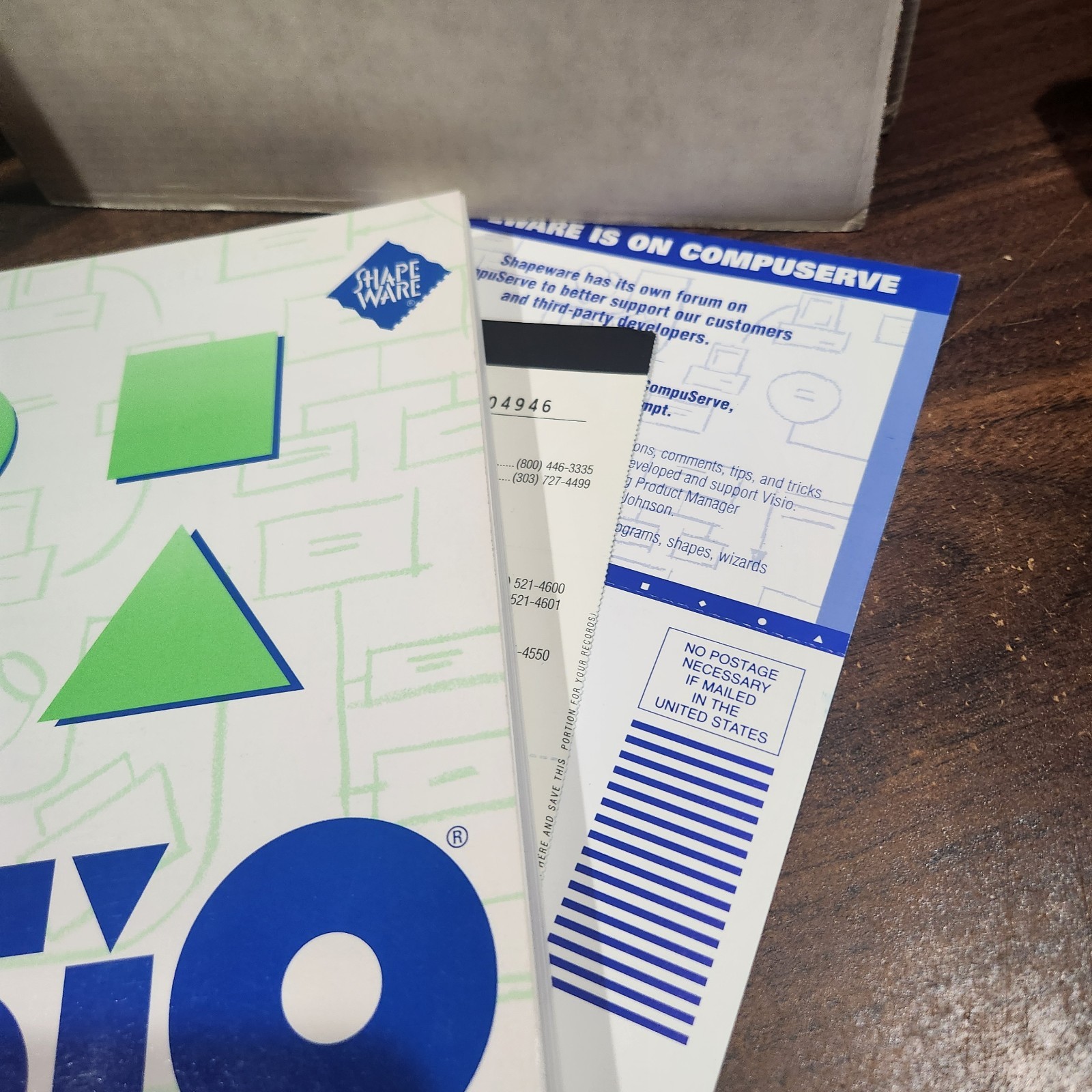 Vintage 1994 Visio Home 3.0 Windows Shape Ware Drag & Drop Drawing Software