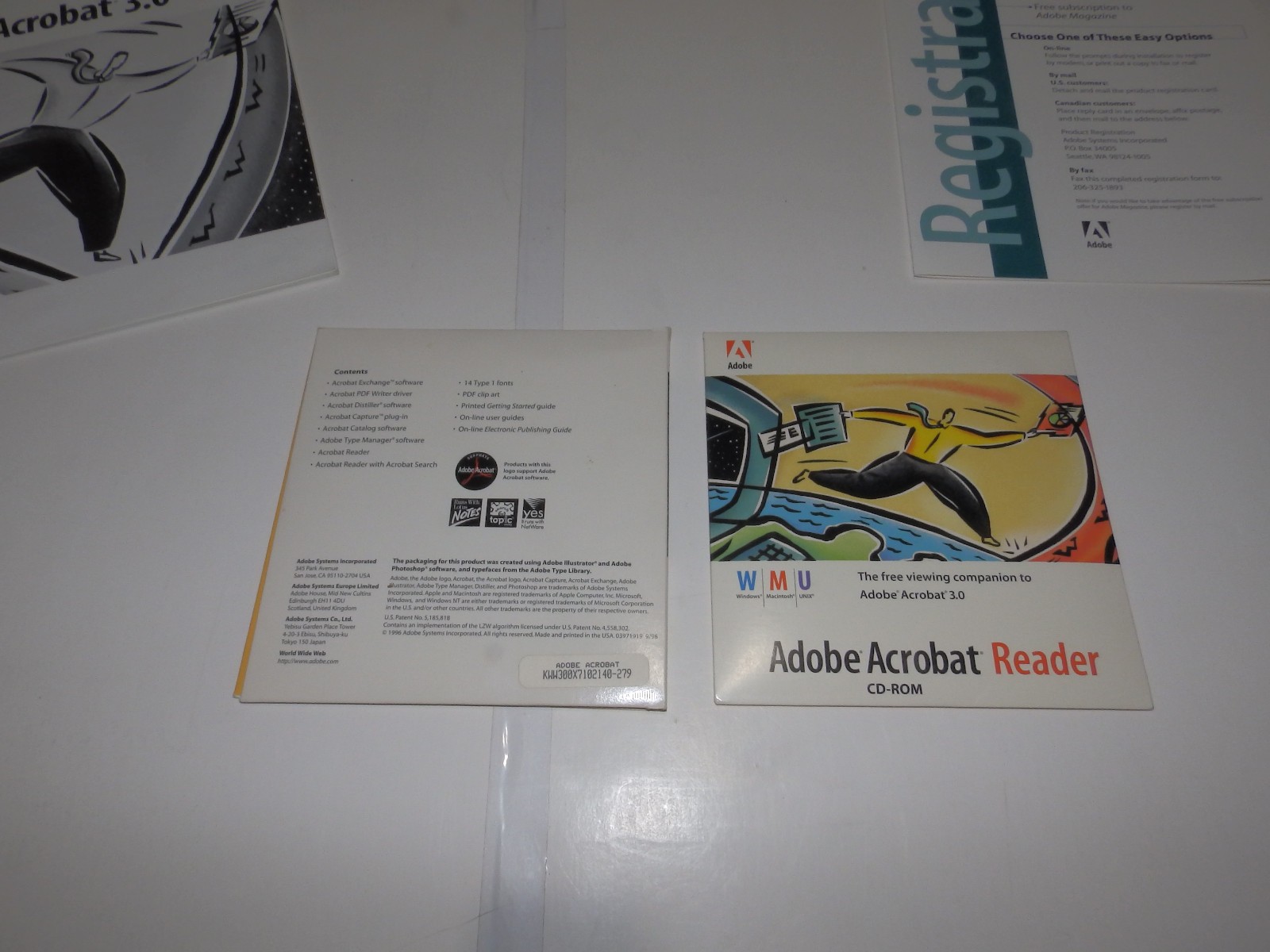 Vintage Software – Adobe Acrobat for Windows v2.0 / 2.1 / 3.0 / 4.0 / 5.0