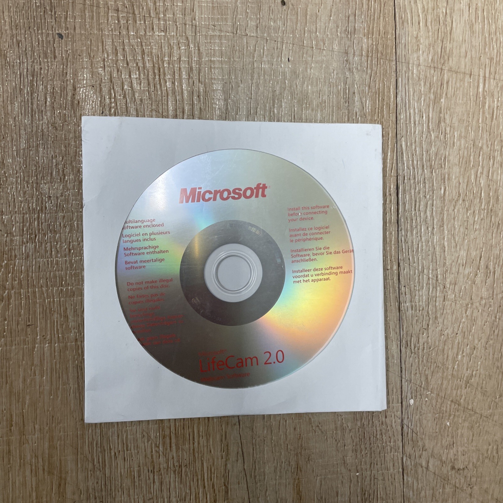Microsoft Life Cam 2.0 Webcam Software