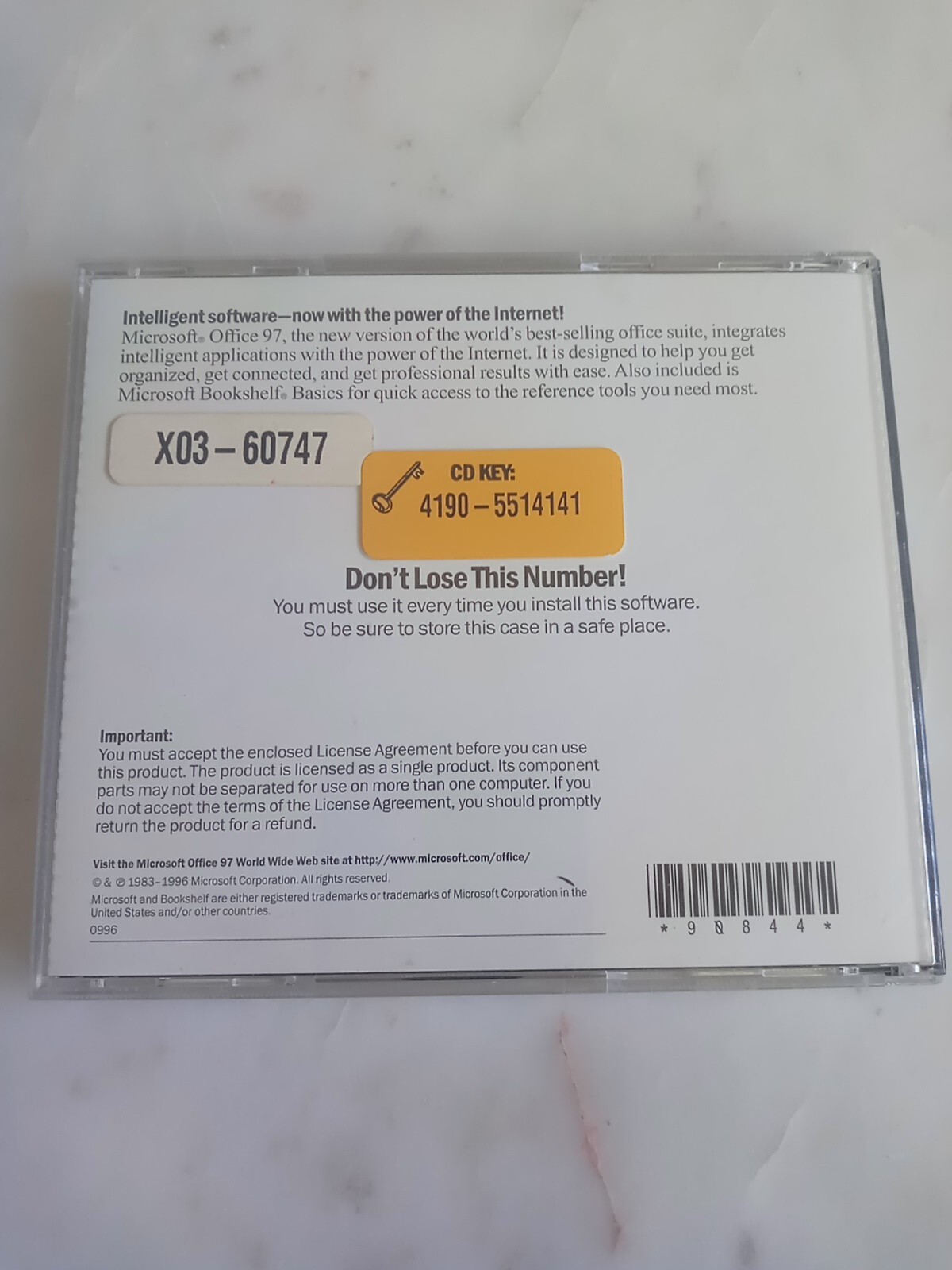 Microsoft Office 97-Professional Edition PC-CD Software