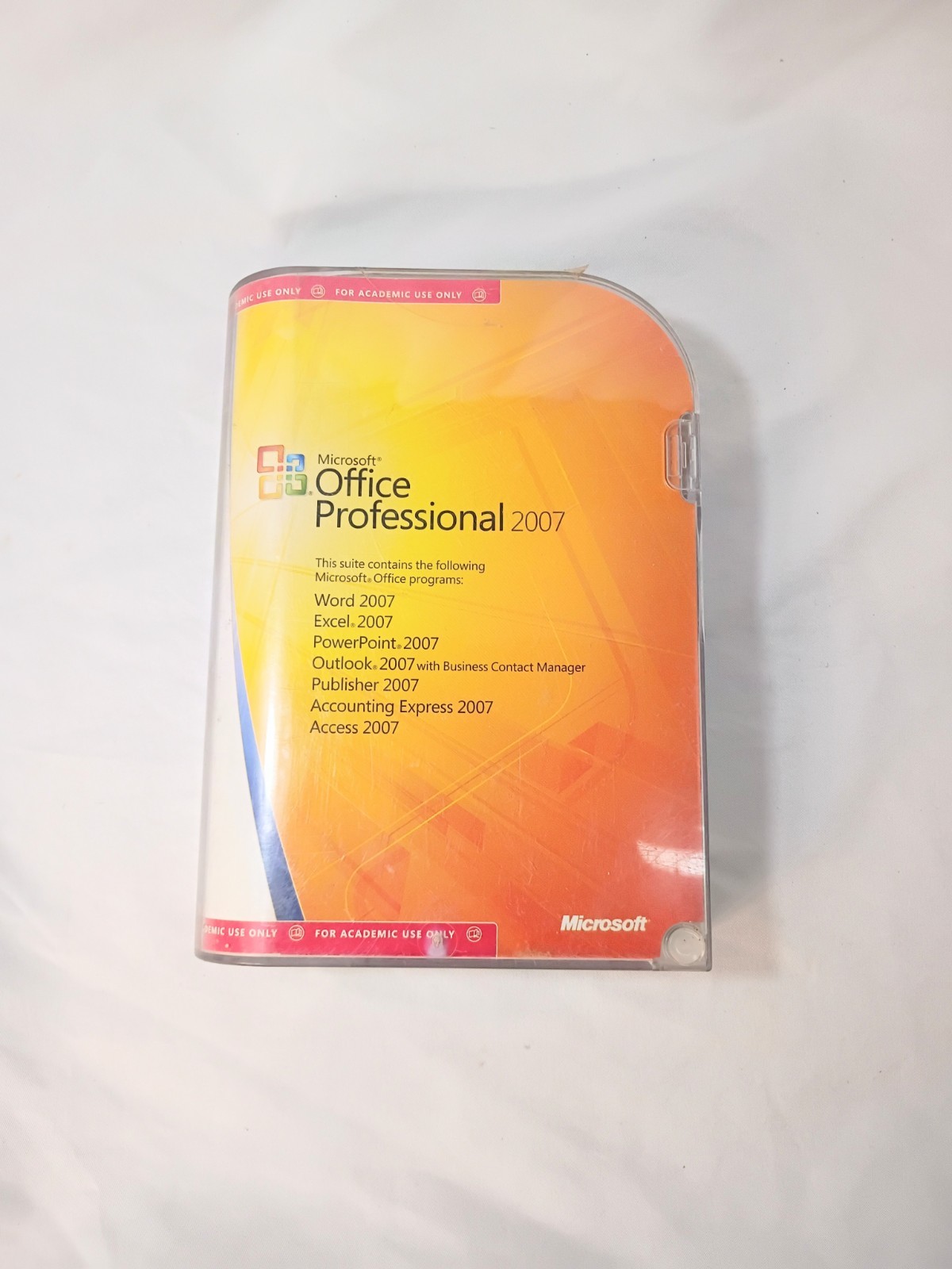 Microsoft Office Professional 2007 Full English Version “For Academic Use Only”