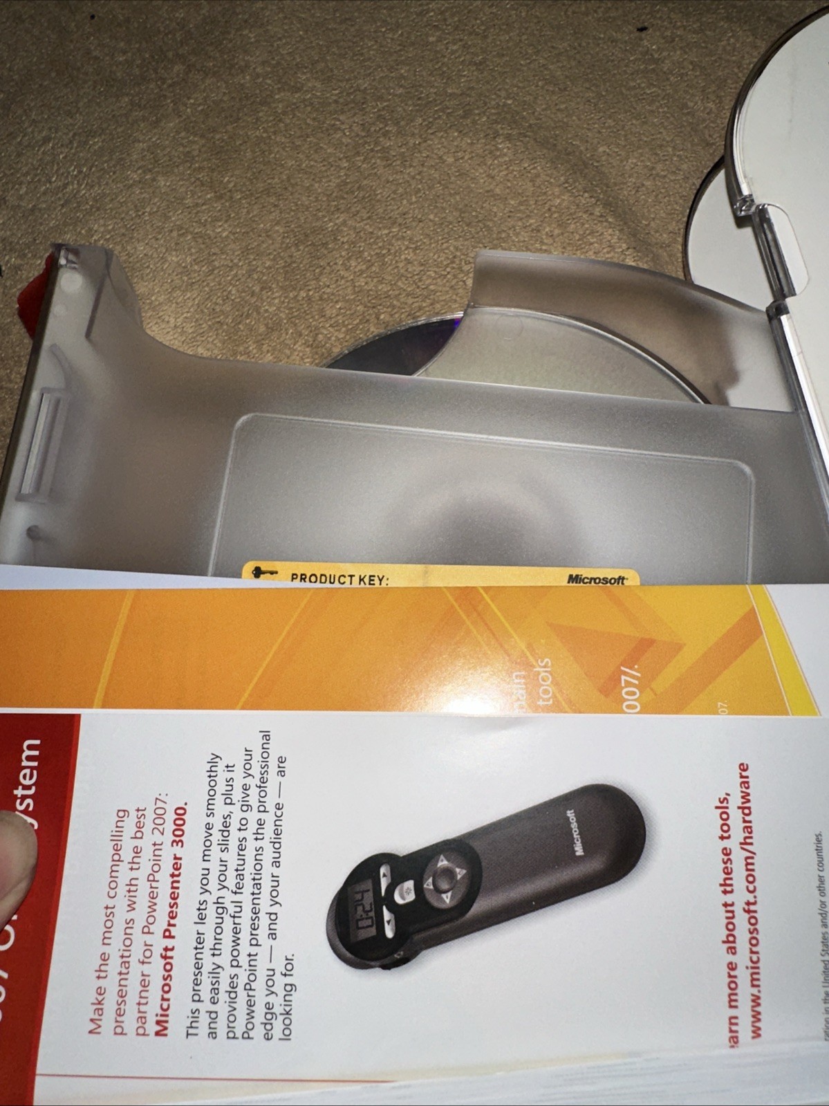 Microsoft Office Professional 2007 Upgrade With Product Key & Papers 269-11093