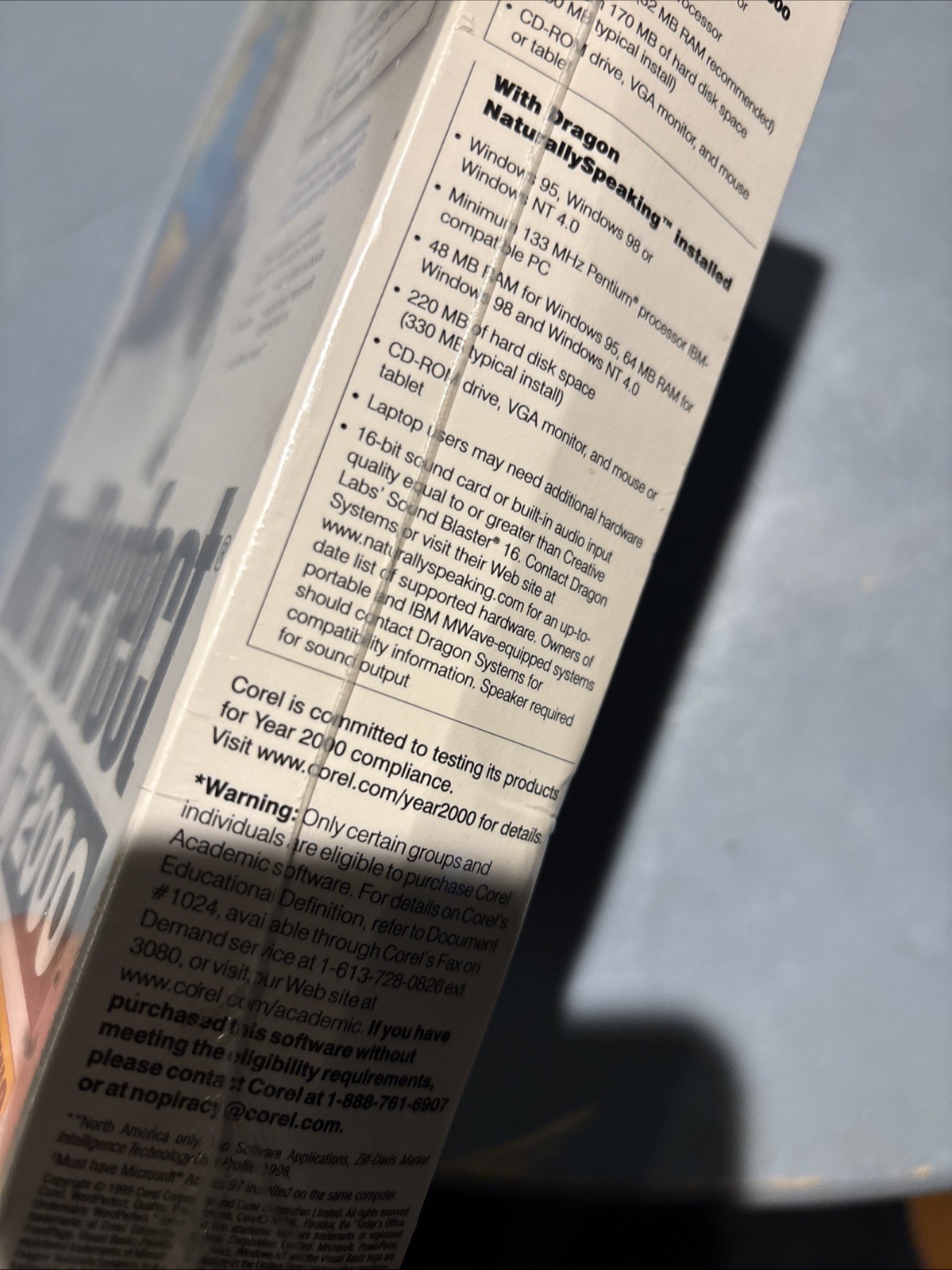Word Perfect Office 2000 Professional Academic WordPerfect 2000 NEW