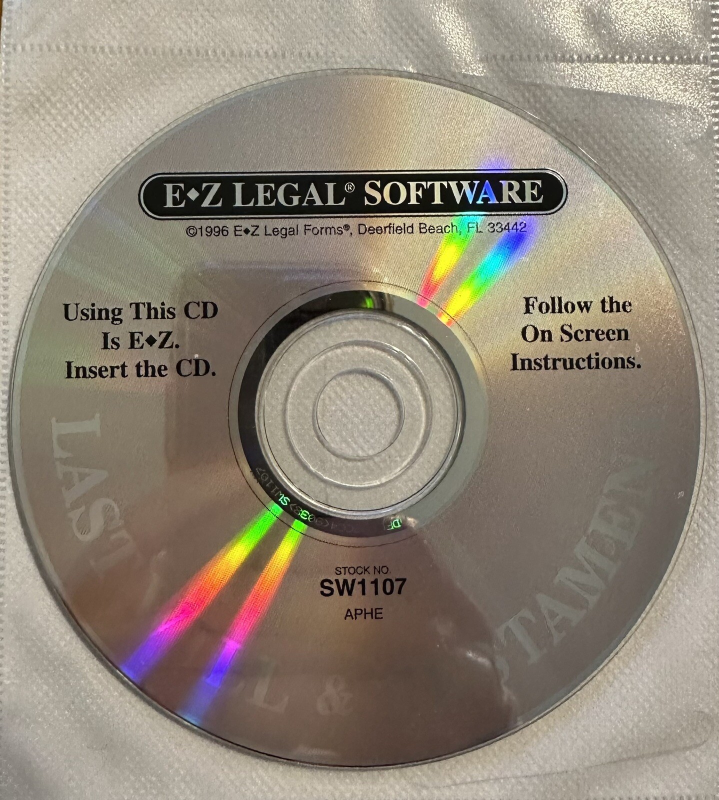 EZ Legal Software – Last Will & Testament