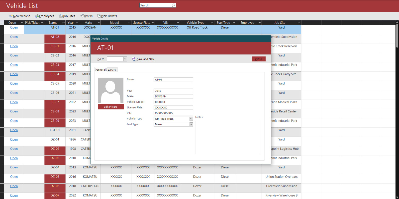 Custom Asset Tracking & Pick Ticket Management System for Construction Teams