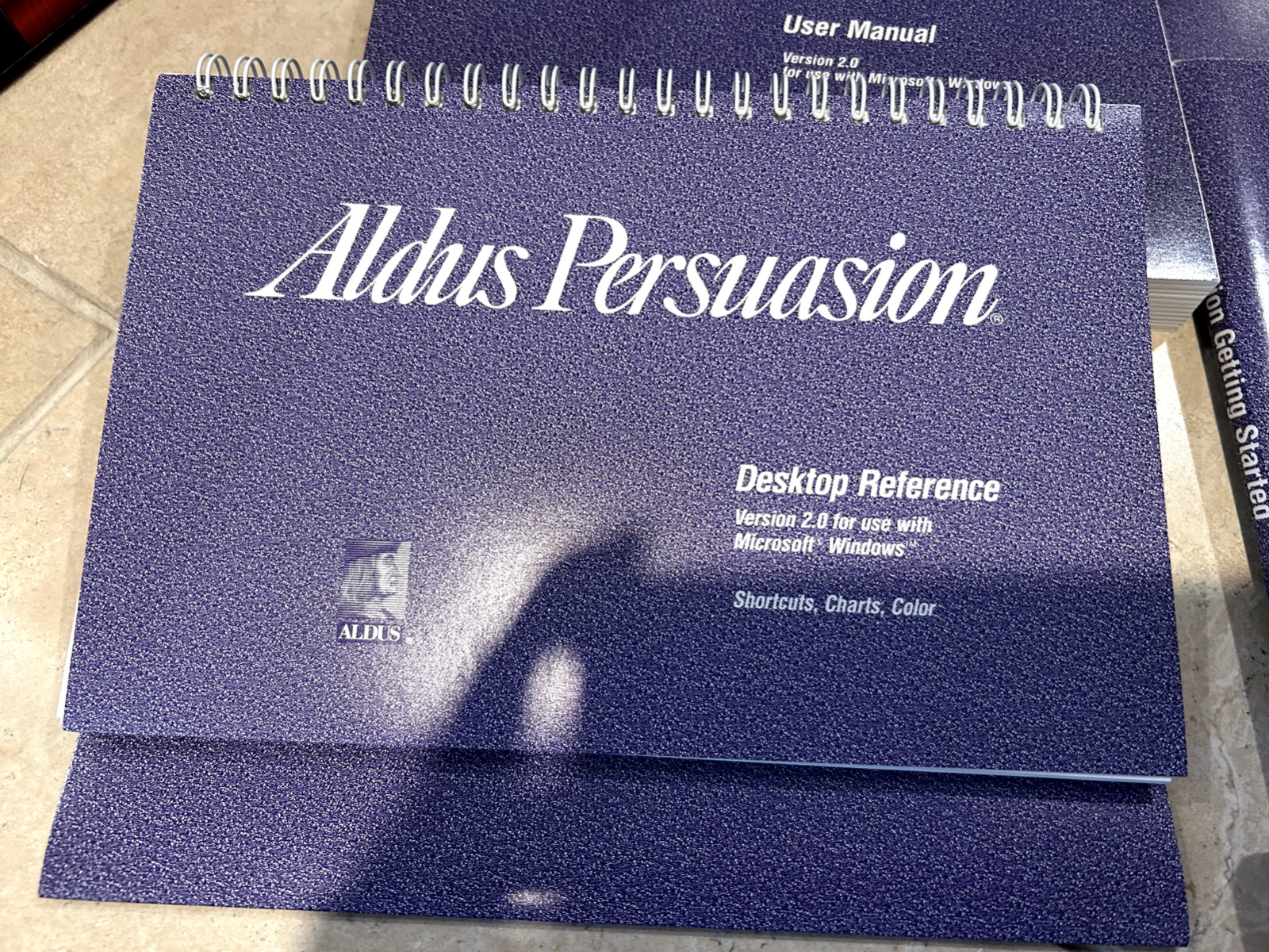 Aldus Persuasion Version 2.1 desktop presentation for Windows Vintage