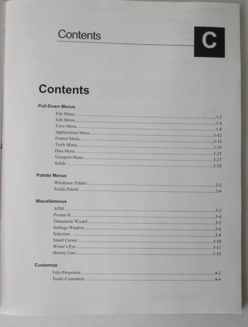 CADKEY Workshop Version 20 Software & Update Guide – Manufacturing Design (2002)