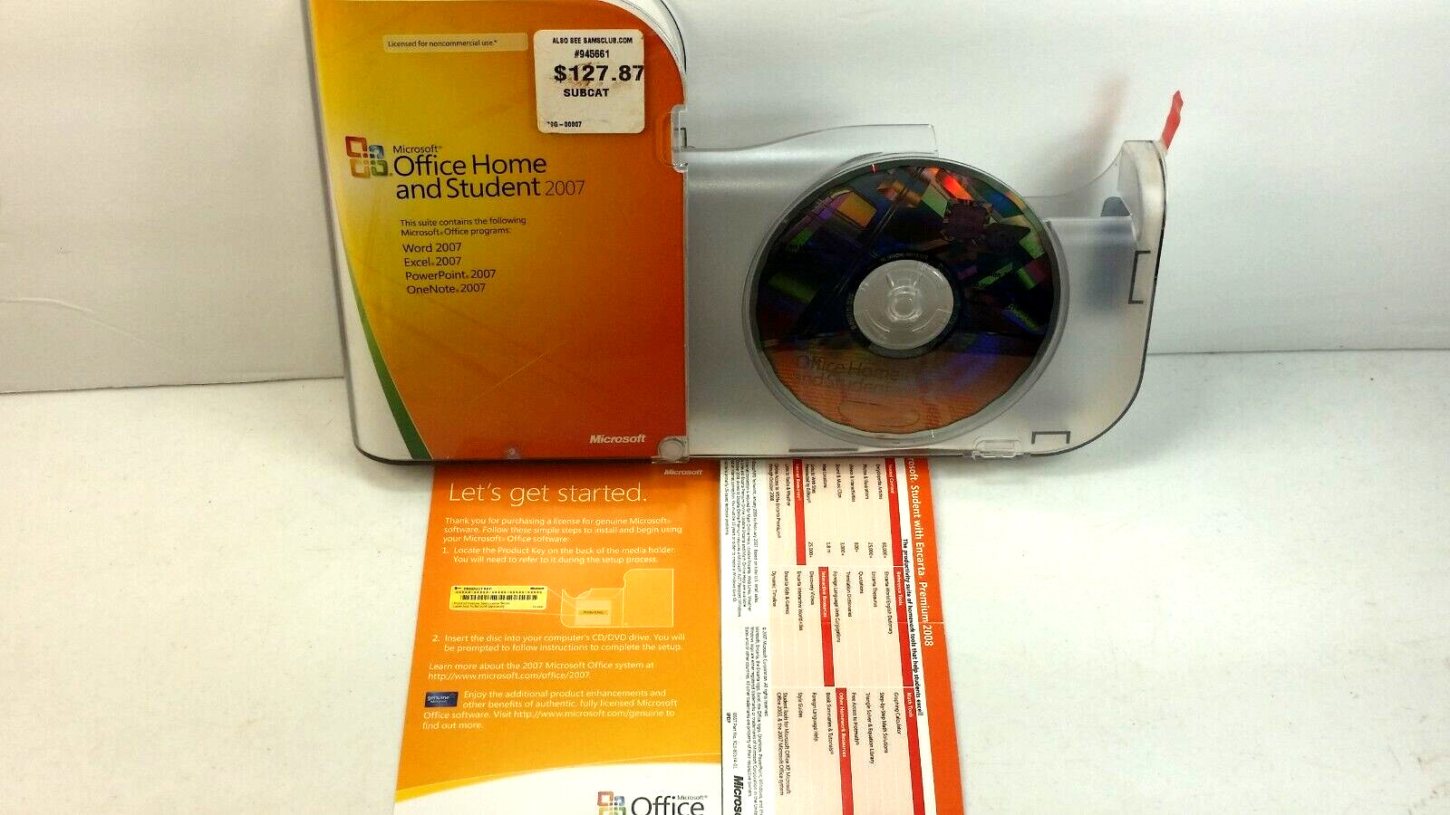 Microsoft Office Home and Student 2007 79G-00007