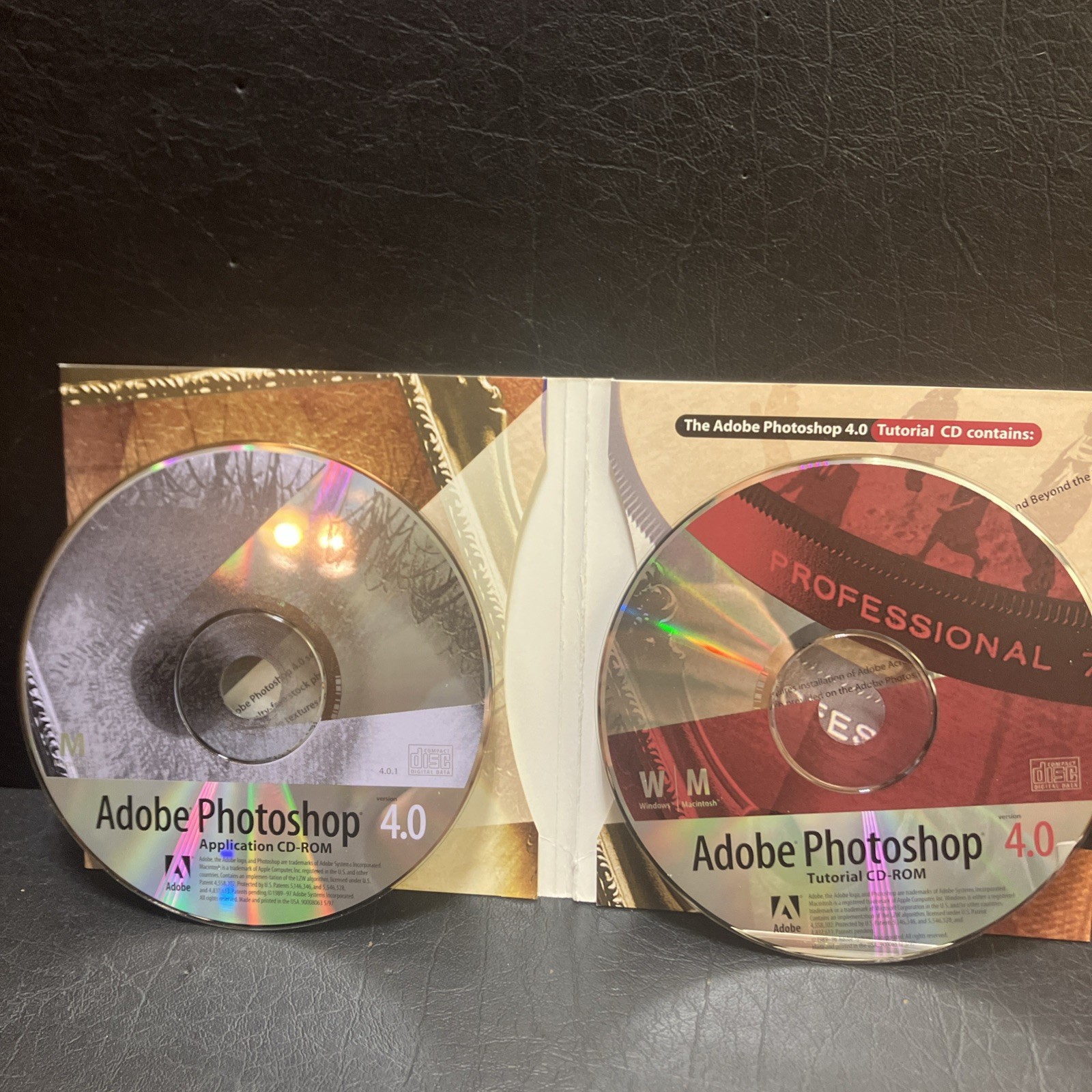 Lot Of 4 Mcintosh Windows Desk, Software, Documentation, Cisco, Photo Shop (A2)