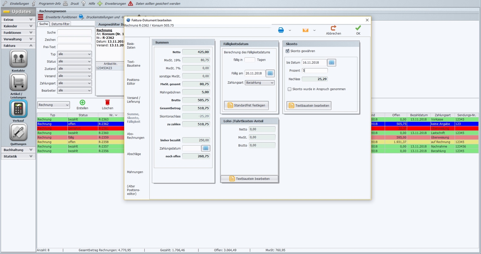 Professional Invoice Program, Software for eBay Dealers, Retail, Wholesale, Retail