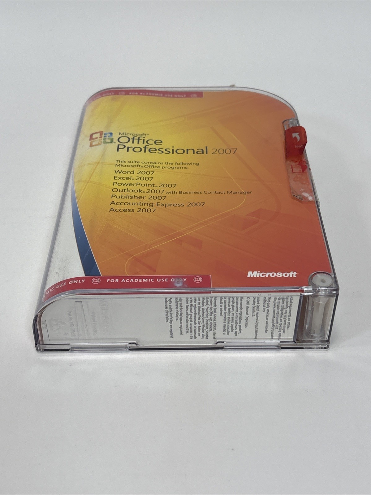 Microsoft Office Professional 2007 -Windows w/ Product Key Academic
