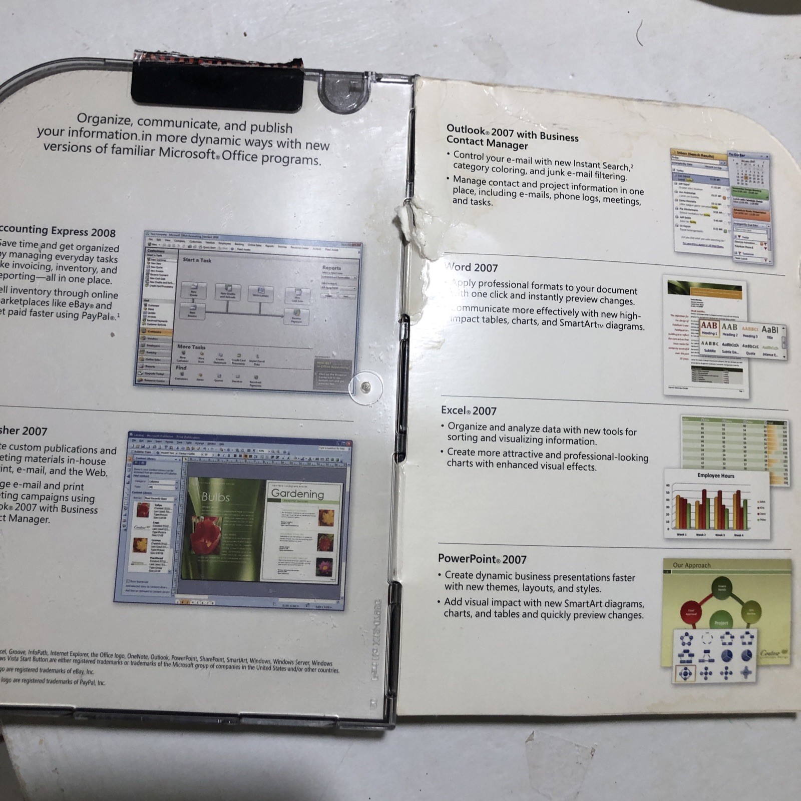 Microsoft Office Small Business 2007 Upgrade Word, Excel, PowerPoint, Outlook
