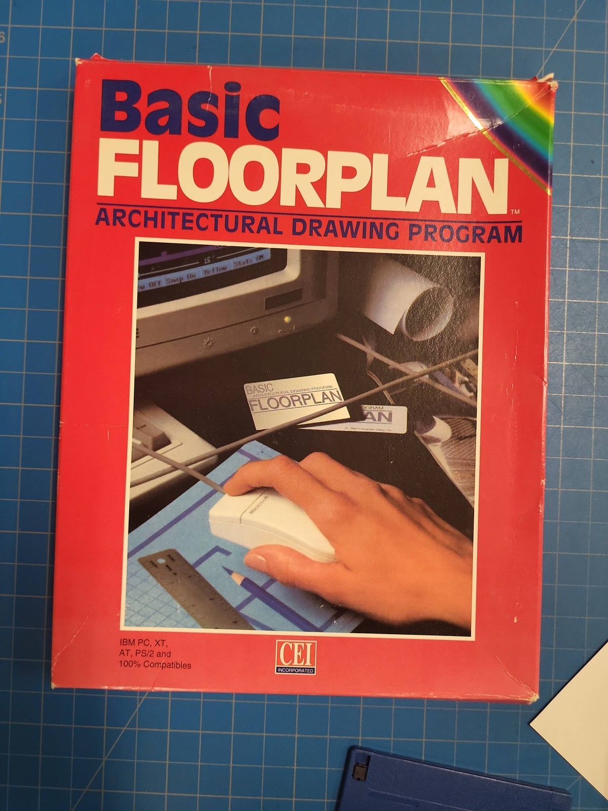 Vintage 1993 Basic Floorplan Architectural Drawing Program IBM PC DOS 3.5″ Disk
