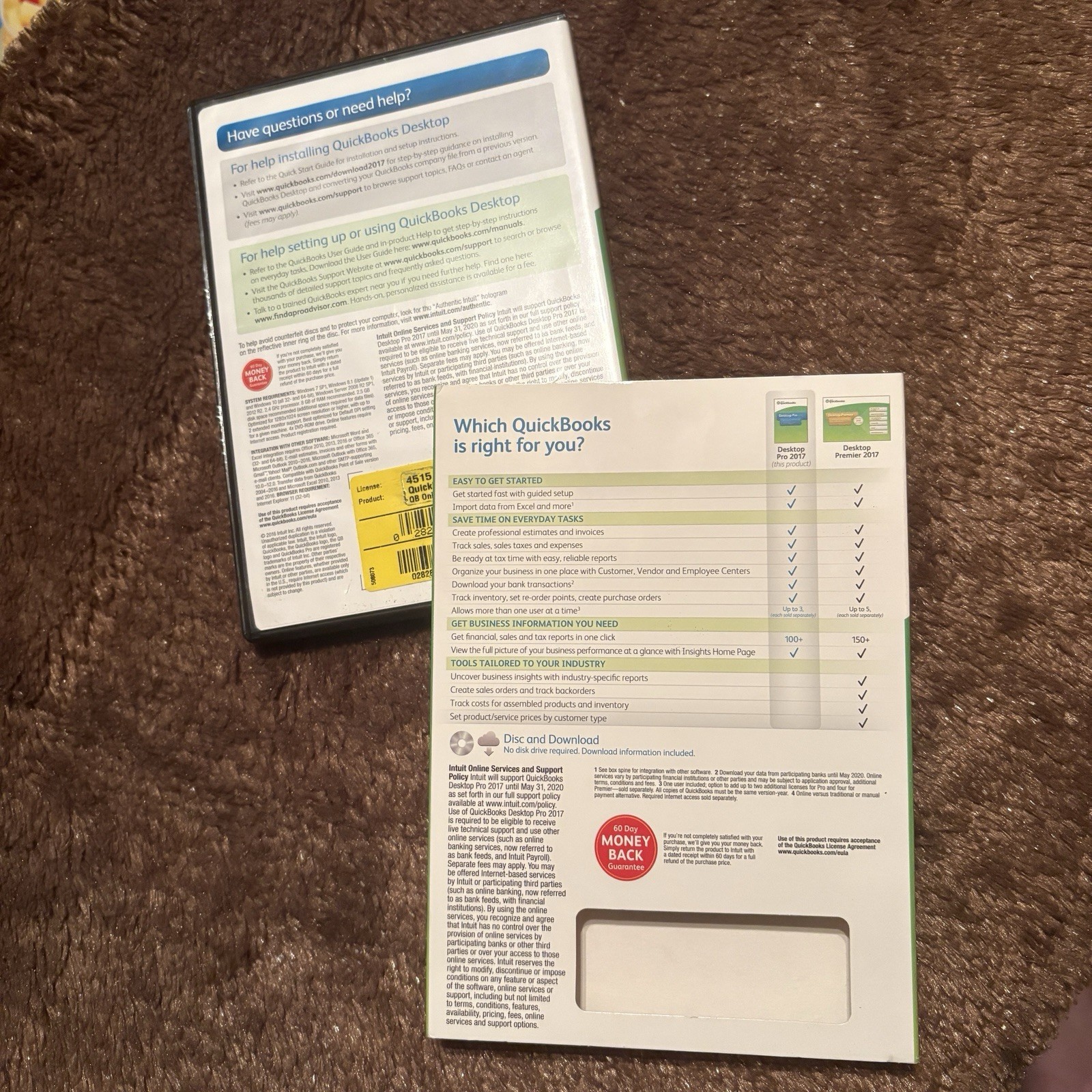 Intuit QuickBooks Desktop Pro 2017 Small Business Accounting Software