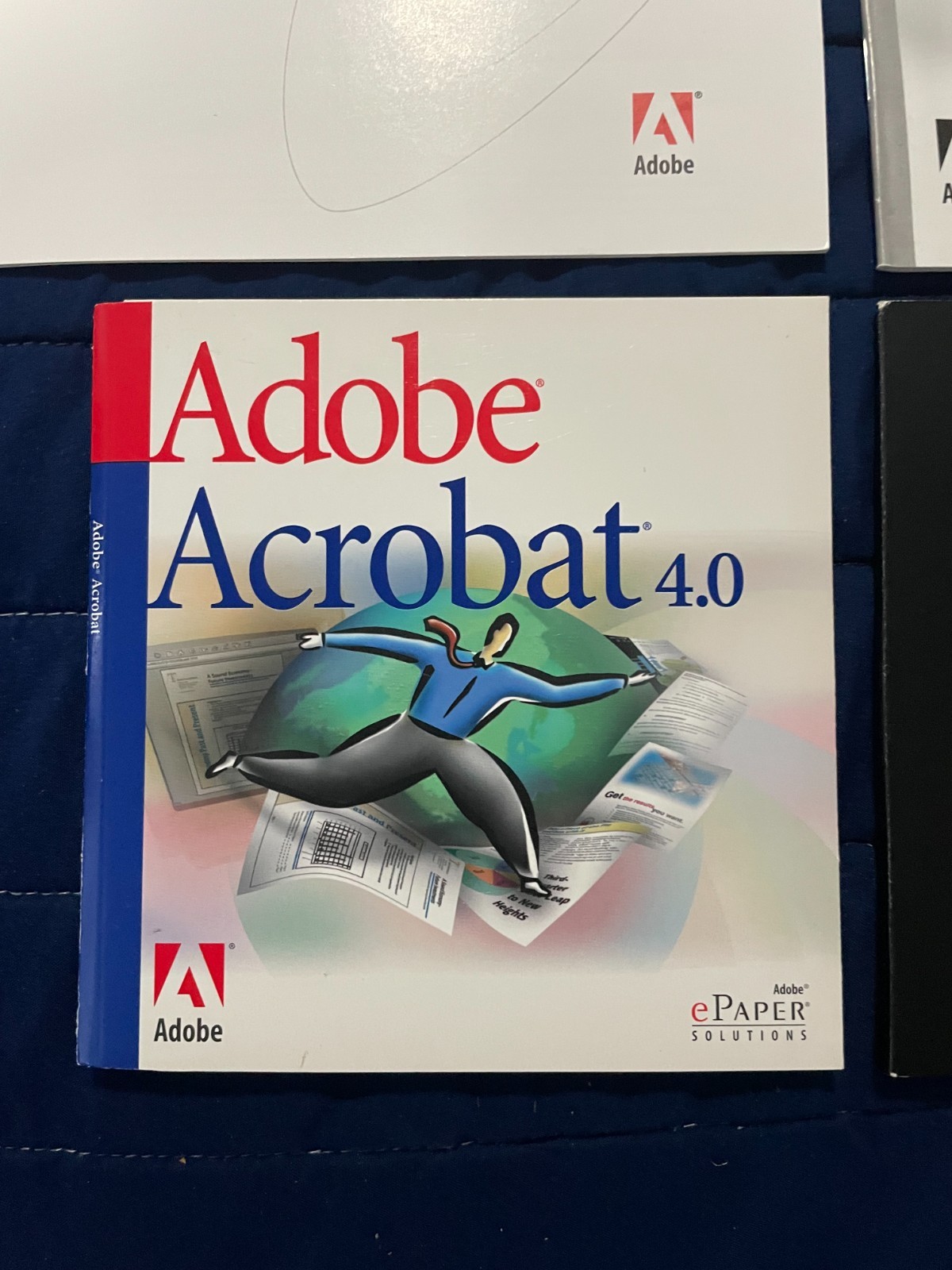 Vintage Adobe Acrobat 4.0 Manuals Product Sampler CD Software Paperwork Lot 2001