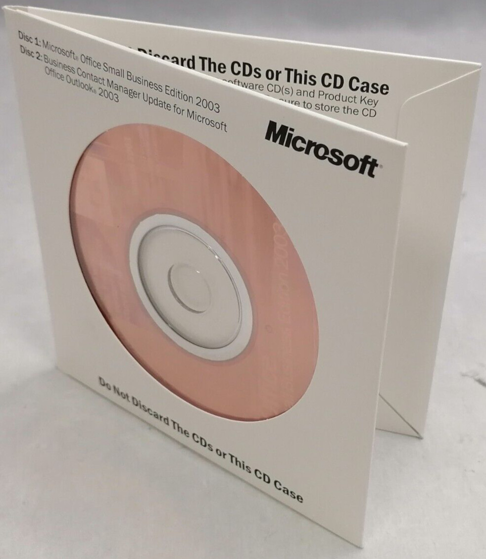 2003 Microsoft Office Small Business Edition / Business Contact Manager Updater