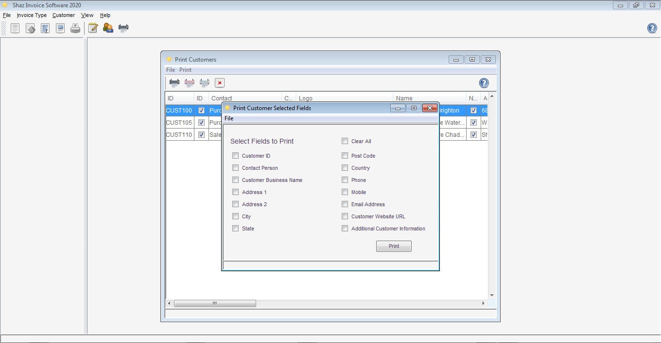 Shaz Invoice Software 2020 Small Business Billing App Forms Simple ON SOFT03