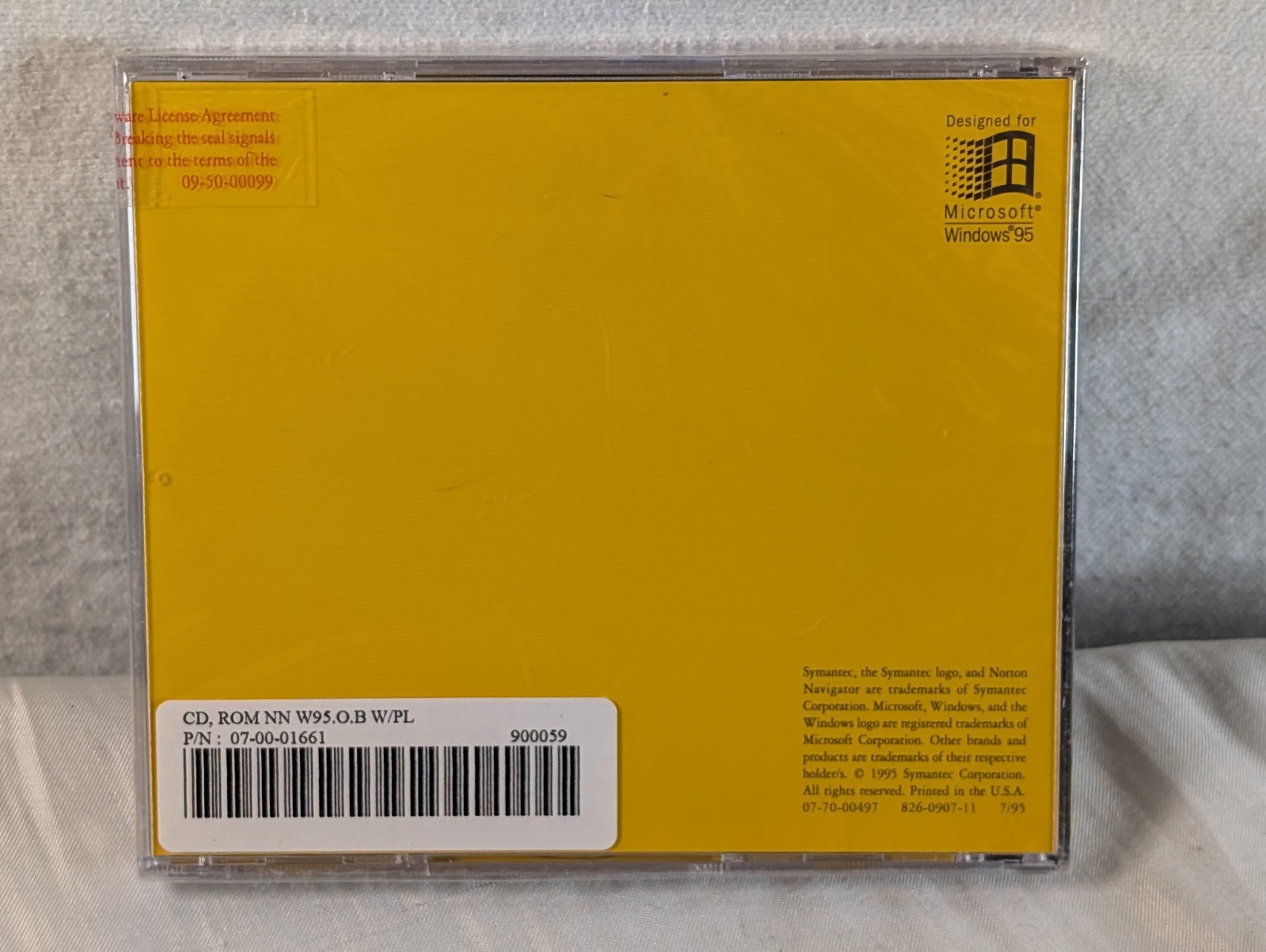 Symantec Norton Navigator Windows 95 CD ROM New Sealed