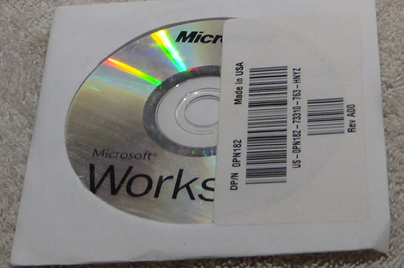 Microsoft Works Dell 8.5 CD