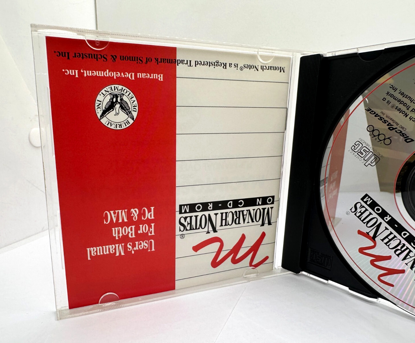 Monarch Notes on CD-Rom PC & MAC Computer Software Program – 1991