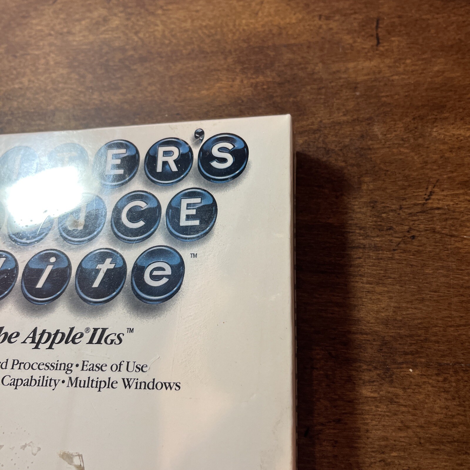 Writer’s Choice Elite( Apple IIGS 2, 1987) Big Box Work Processor New Sealed