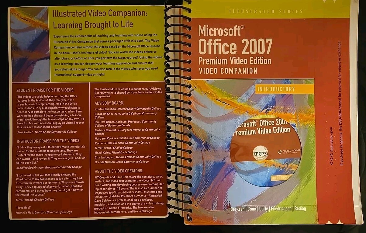 Microsoft Office 2007 With Windows 7 Premium Video Edition, Illustrated Series