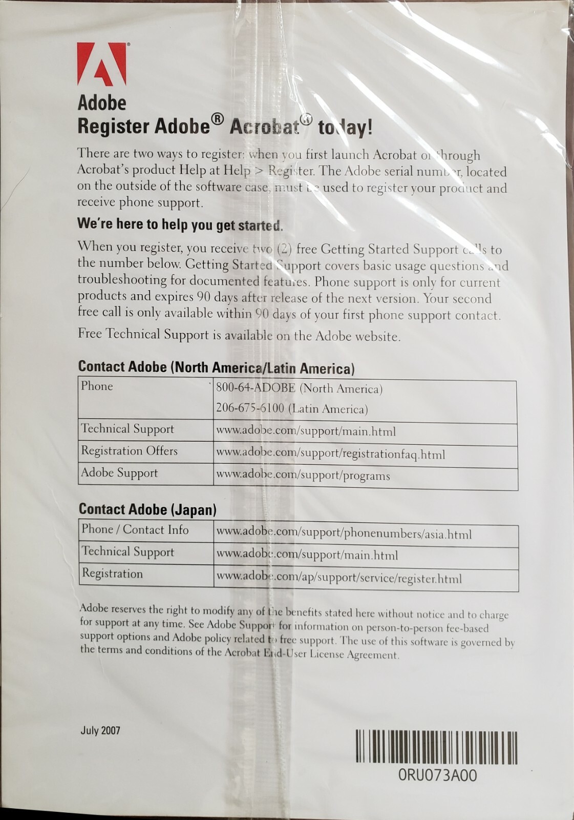 ADOBE ACROBAT 8/8.1 STANDARD IN RETAIL CASE or Shrink Wrap