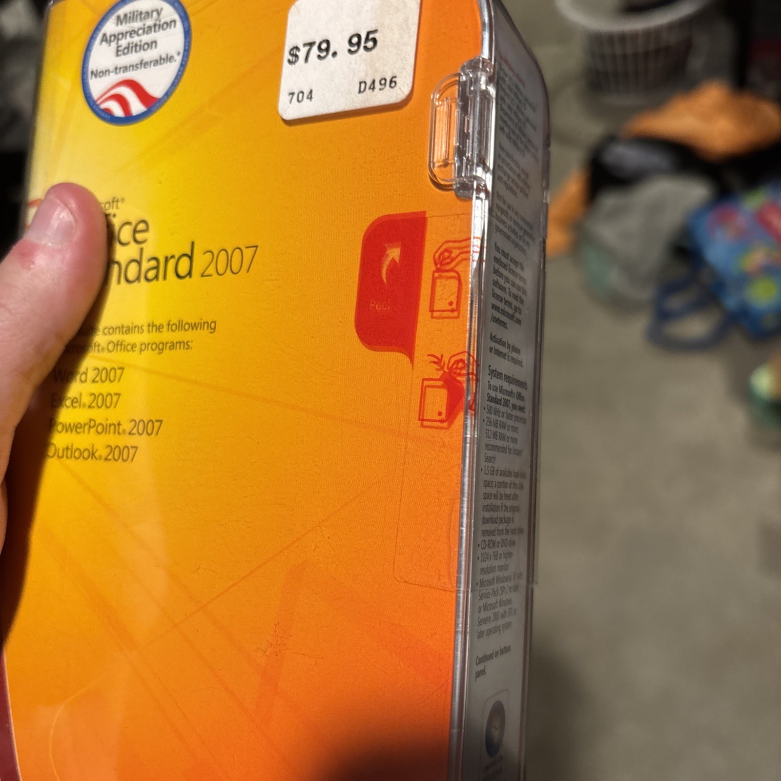 Microsoft Office Standard 2007 Military Edition W/ Product Key & COA -NEW SEALED