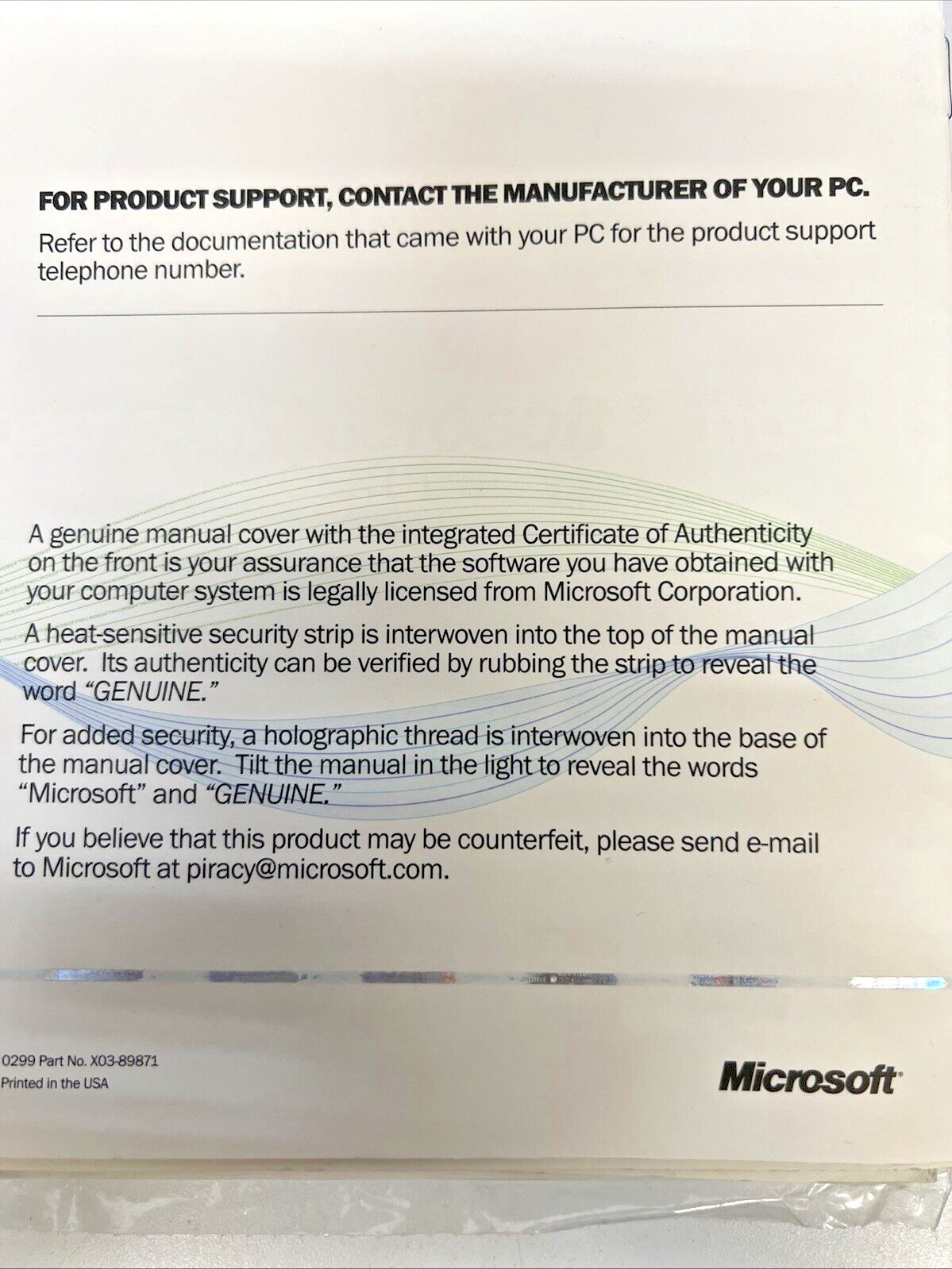 11x Discovering Microsoft Office 2000 Small Business Software Key&COA Only *READ