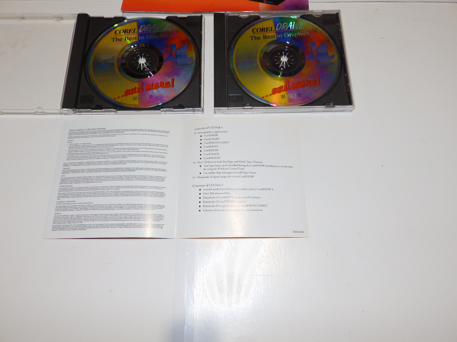 Vintage Software – CorelDRAW 5 and CorelDRAW 4 for Windows