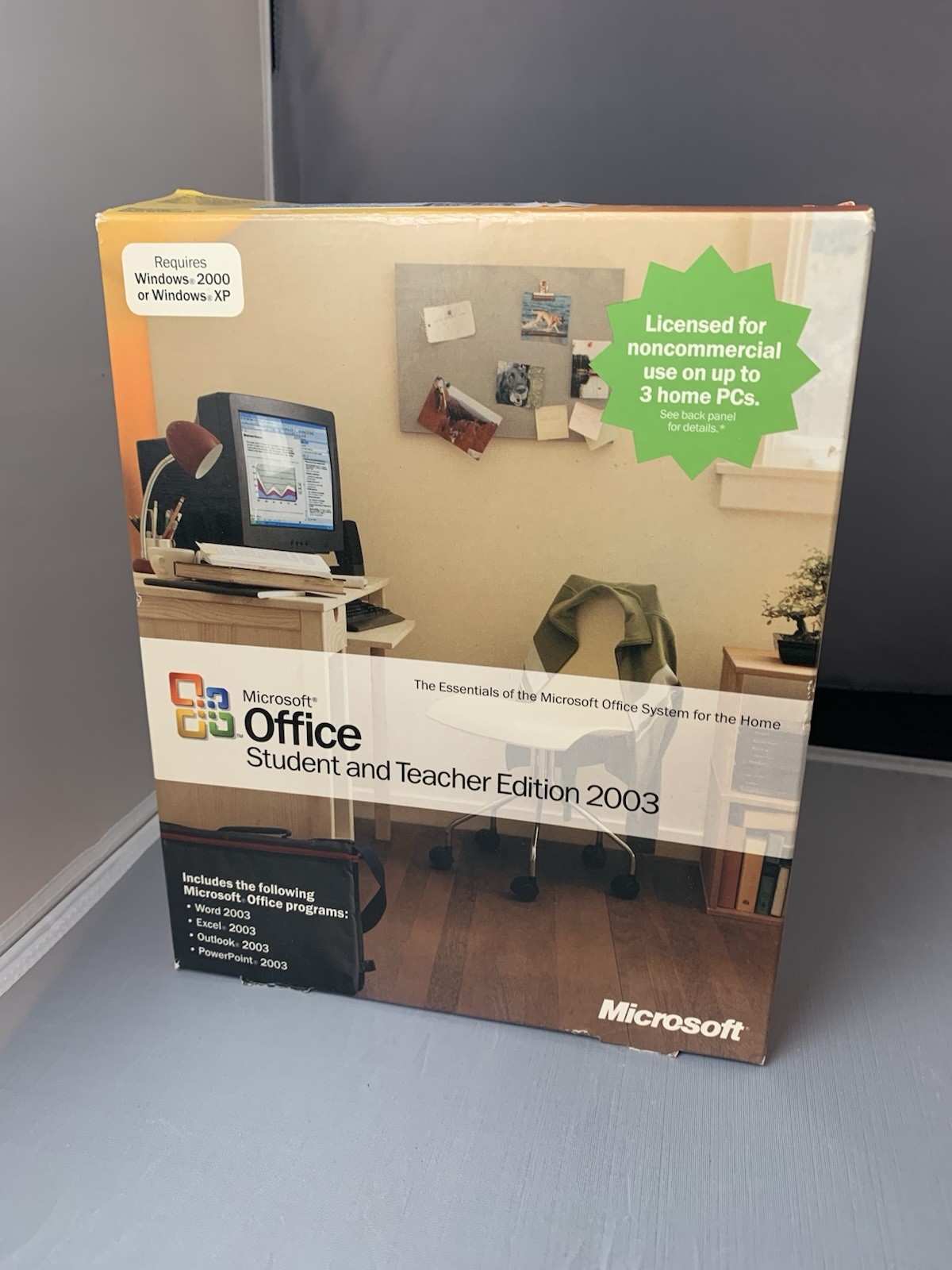 Microsoft Office Student and Teacher Edition 2003 Word Excel w/ Key