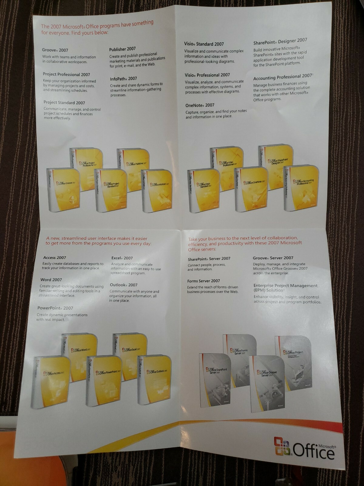 MICROSOFT OFFICE HOME AND STUDENT 2007 GENUINE 79G-00007