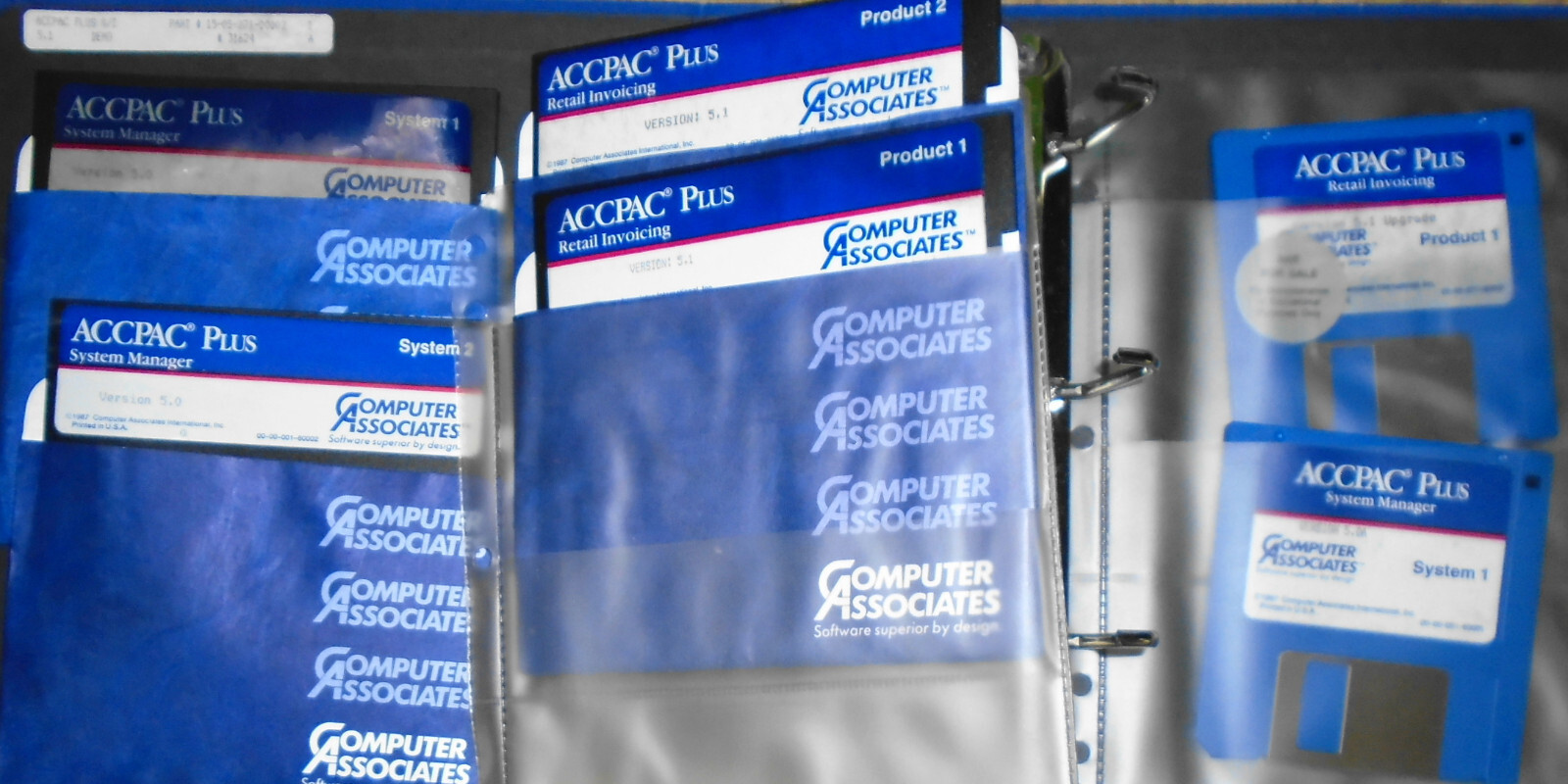 ACCPAC Plus by Computer Associates – GL, AR, AP, Payroll, Graphics… 1988 NEW