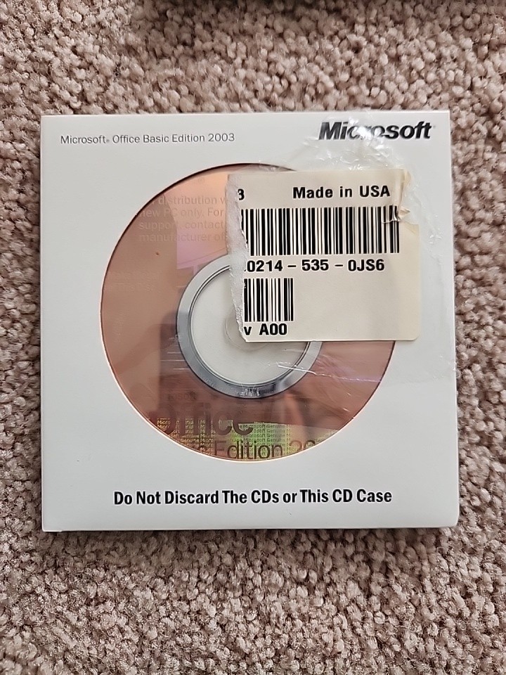 DELL / Microsoft 2003 Office Basic Edition CD