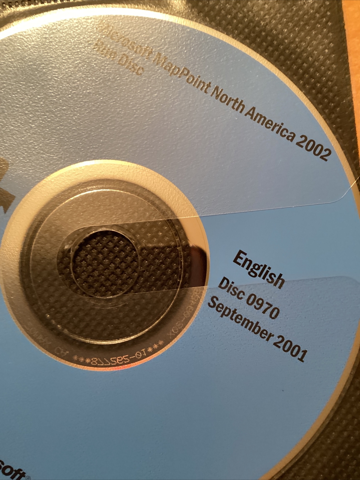 BRAND NEW AUTHENTIC Microsoft MapPoint North America 2002. Discs 0969 And 0970.