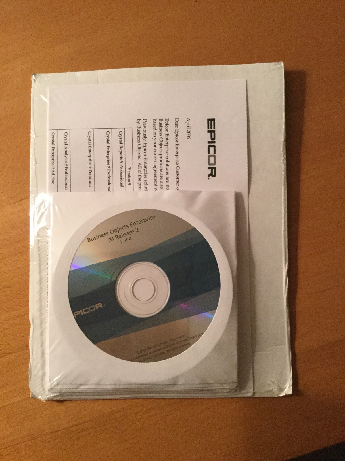 BRAND NEW. Business Objects Enterprise XI R2.Crystal Reports XI ,OLAP EPICOR