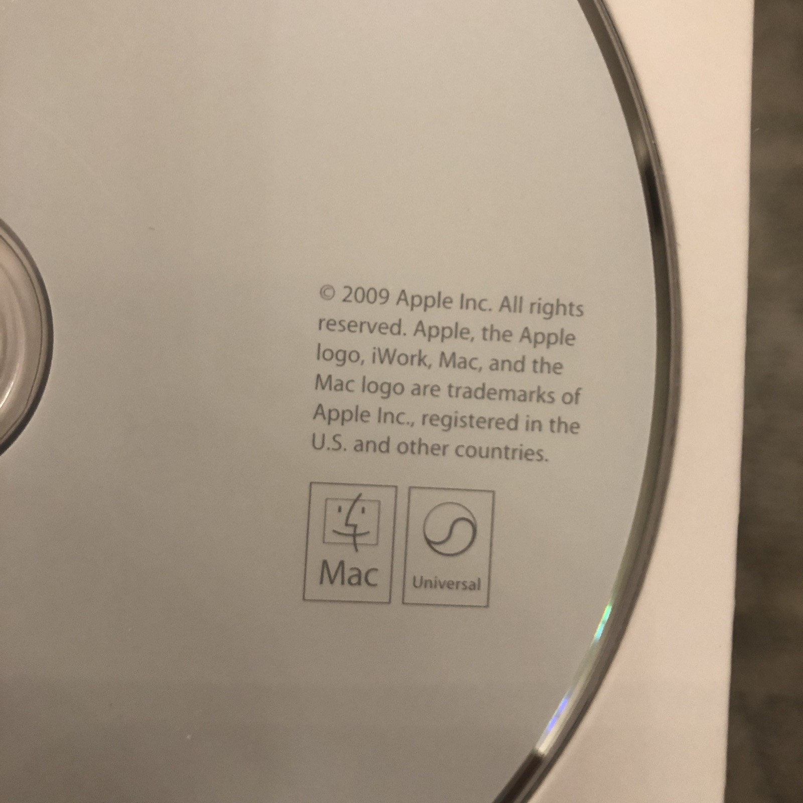 Apple iWork ’09 Retail V9.0.1 Software