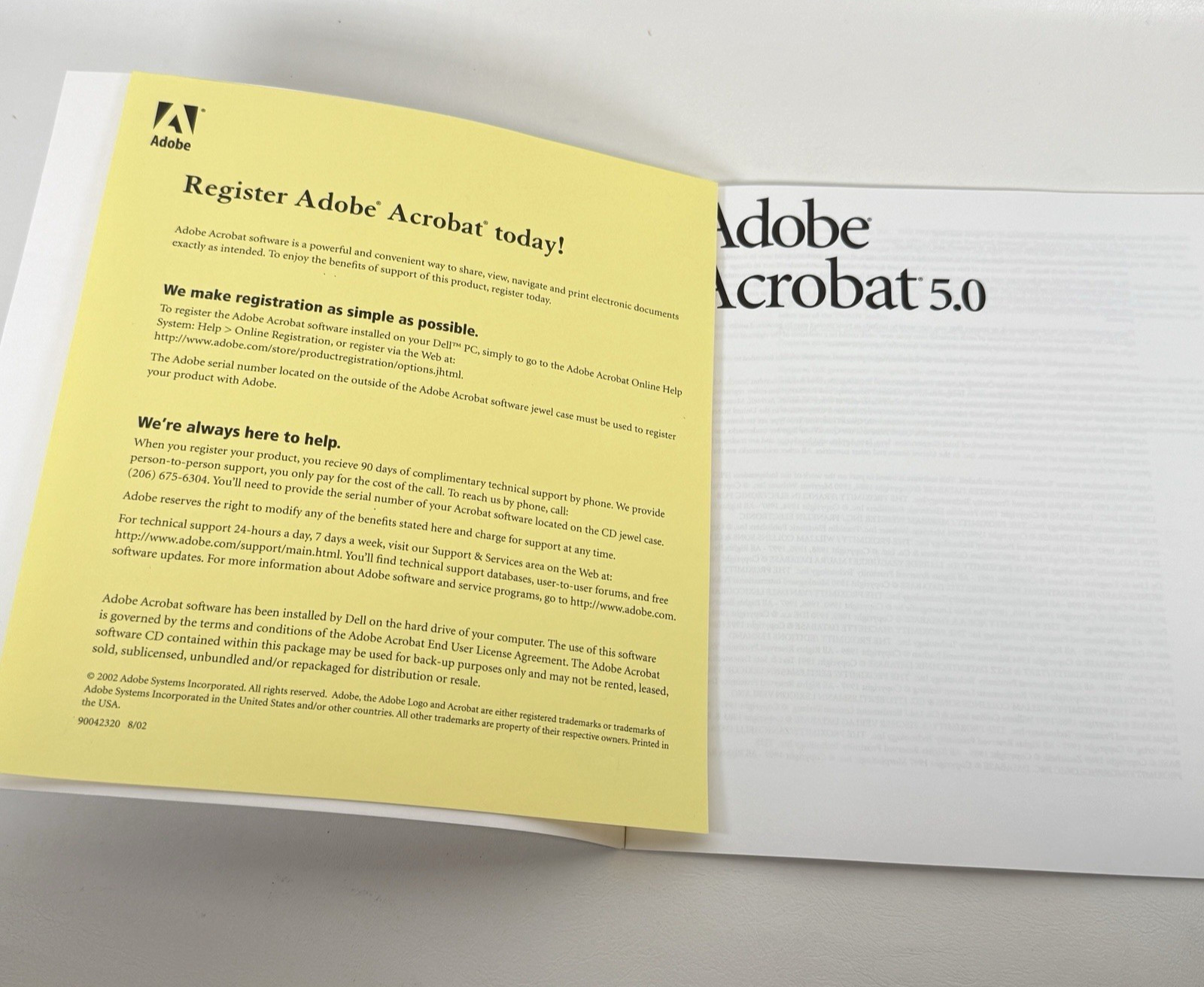 Adobe Acrobat 5.0 for Windows (New – Sealed) with Booklet