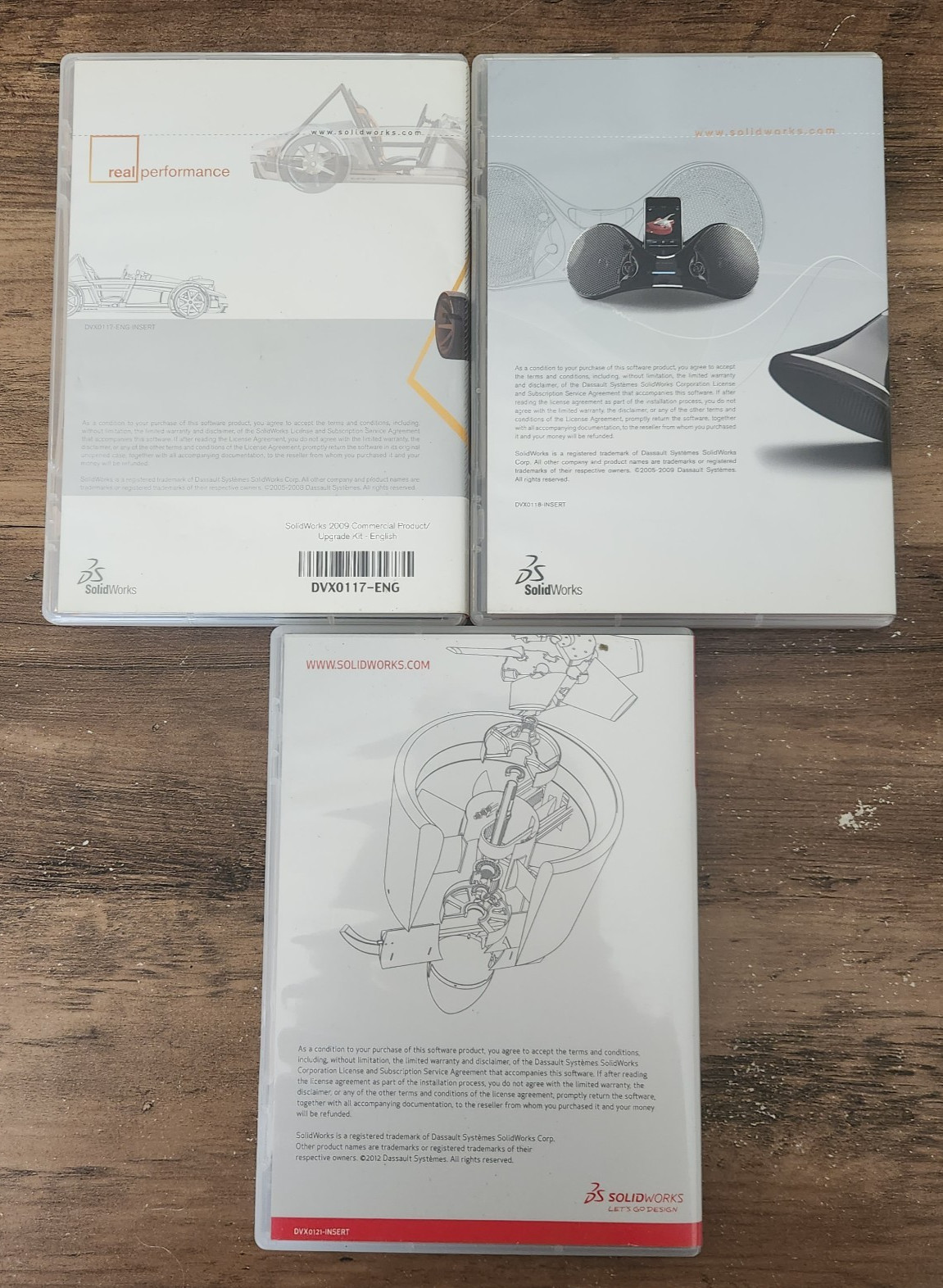 Lot Solidworks 2009 2010 2013 CAD Software 32 & 64 Bit DVD No Serial/Key Code