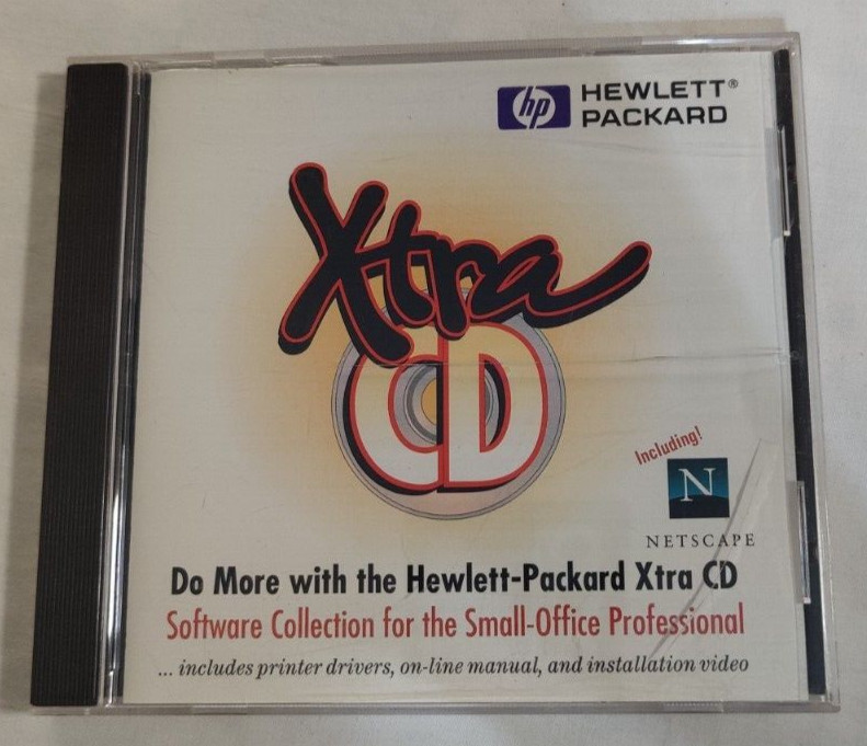 Hewlett Packard “Xtra CD” Software Collection For The Small Office Professional