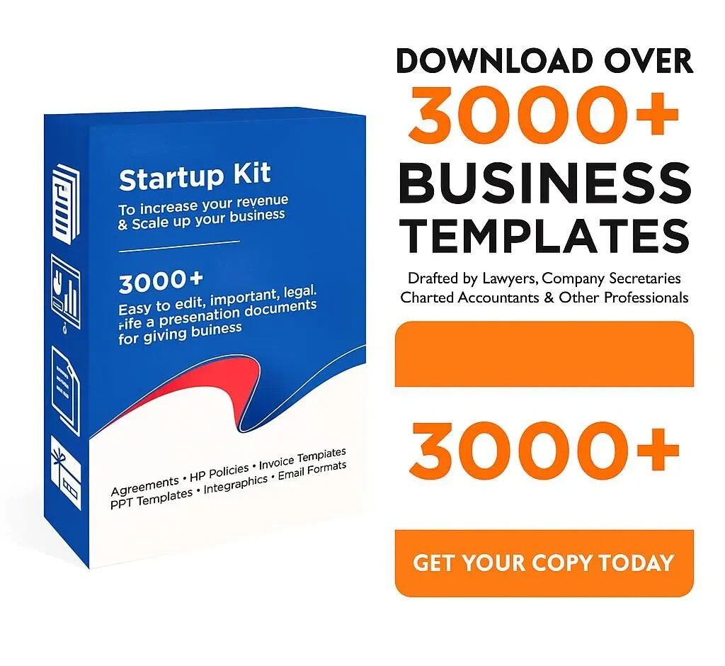 3000+ Business Templates | Startup Kit for Entrepreneurs | Legal, HR, Invoice
