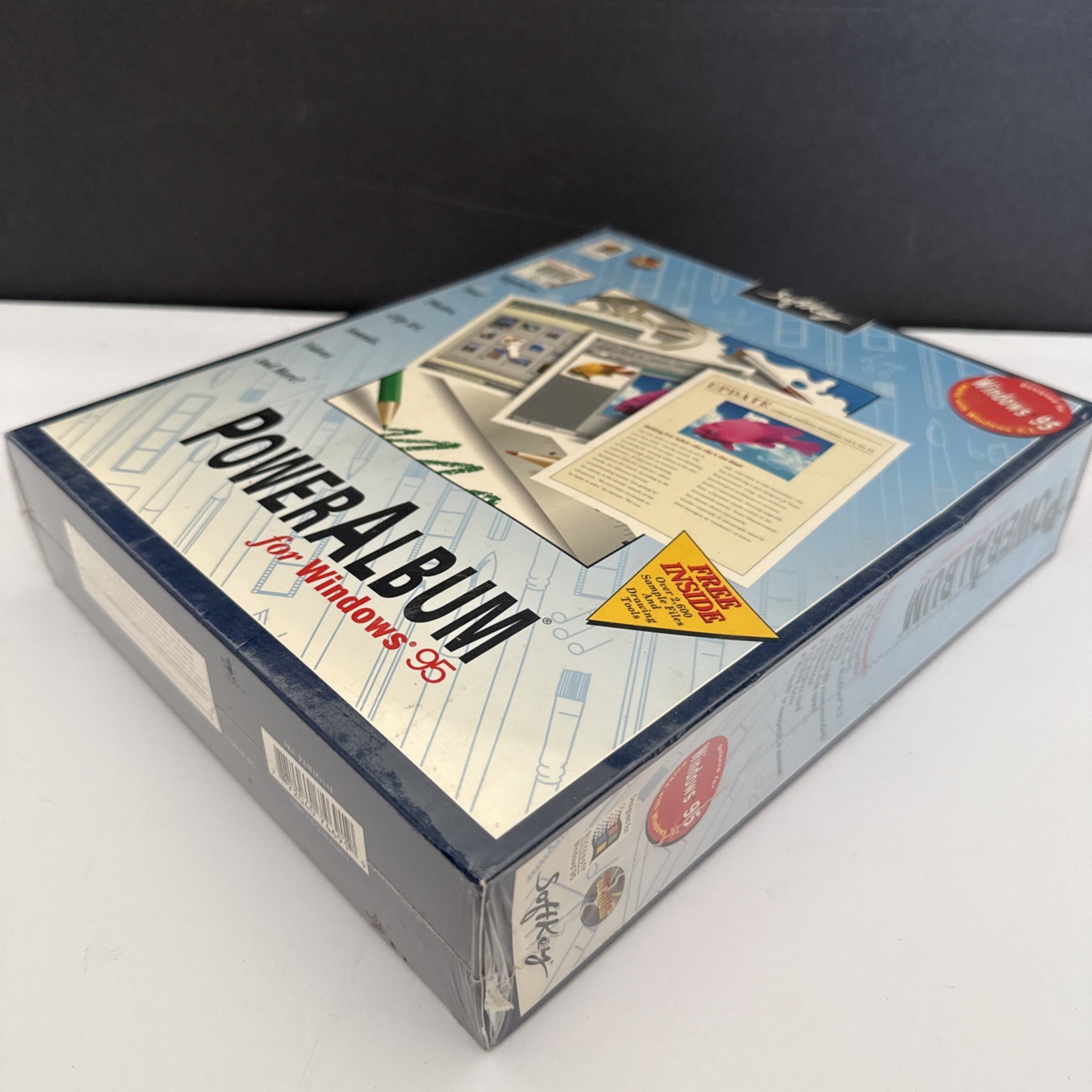 VTG. New & Sealed Windows 95 Power Album Big Box PC Software Softkey