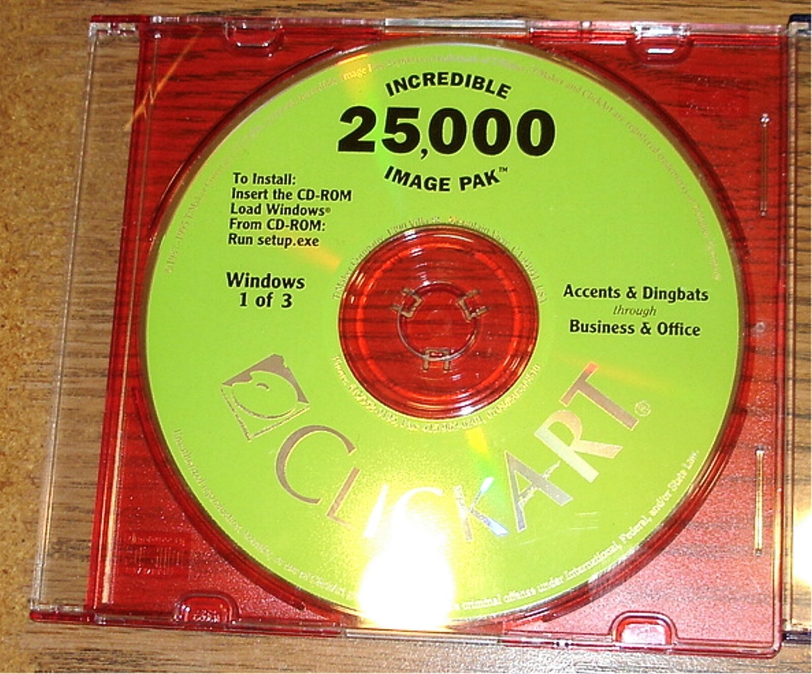 ClickArt – 25,000 Incredible Image Pak – 3 Disks People Travel Cartoons Business
