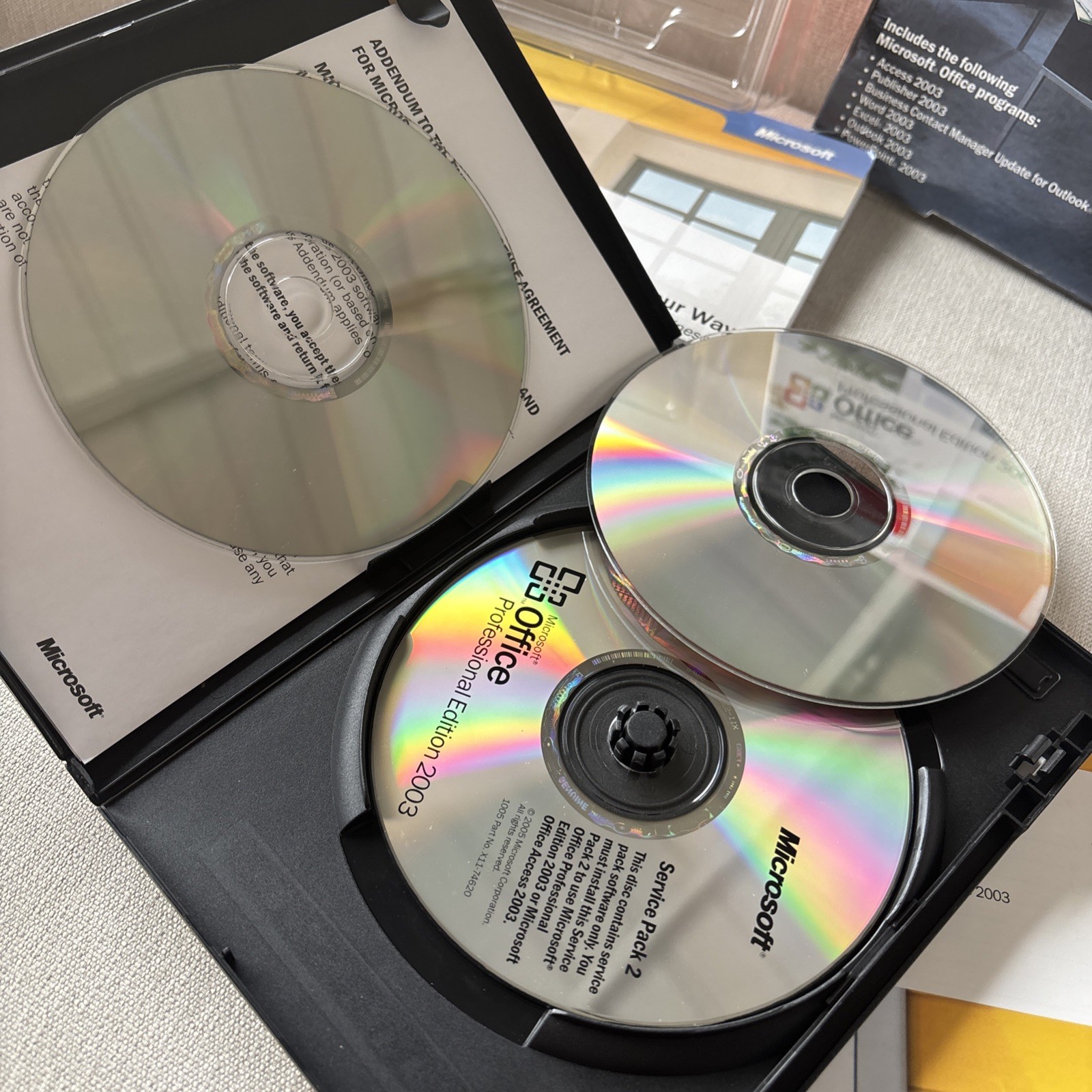 Microsoft Office 2003 Professional For 2 PCs Full Version MS Pro