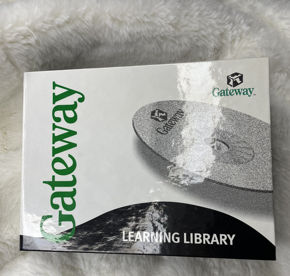1999 Gateway Learning Library Manual And 11 CD’s And Tech Support New! Vintage!